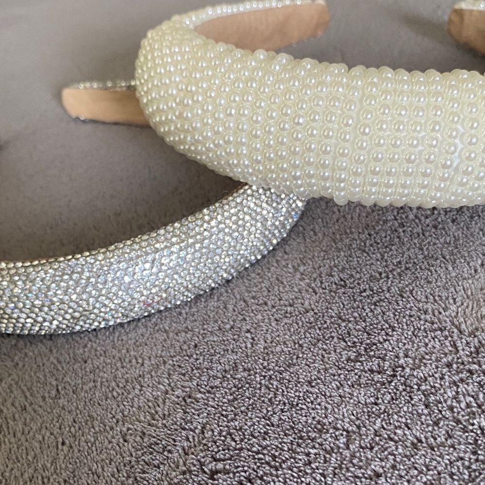 Pearl and Rhinestone Headbands